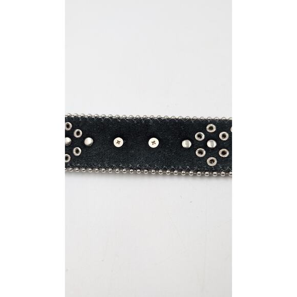 Montana West Women's Western Rhinestone Cowgirl Belt Zebra Print Size 36 Genuine - Picture 12 of 14